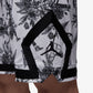 JORDAN | SPORT DRI-FIT PRINTED DIAMOND SHORTS { WHITE/BLACK/BLACK