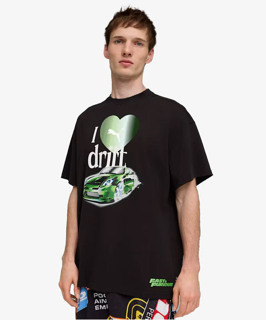 PUMA | x FAST & FURIOUS RELAXED BASKETBALL TEE {  PUMA BLACK