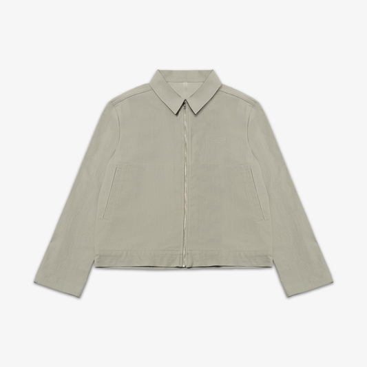 SUPERKICKS | CORE BOXY ZIPPER JACKET { GREY