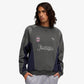 PUMA | x KIDSUPER CREW SWEAT { BLACK-NAVY