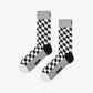 Happy Socks | FILLED OPTIC SOCK  { GREY