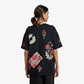 F A R A K | THINKING LOUD' BLOCK PRINT TEE { BLACK