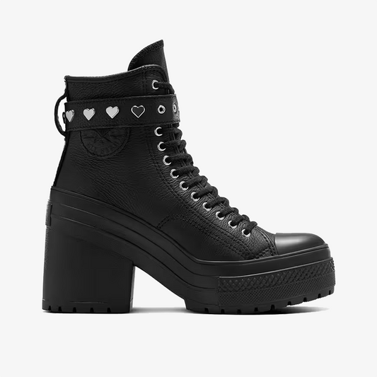 Converse | CHUCK 70 DE LUXE HEEL PLATFORM DARK ROMANCE { BLACK