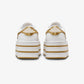 JORDAN | AIR JORDAN 1 TRIPLE STACK SE { WHITE/WHITE-METALLIC GOLD