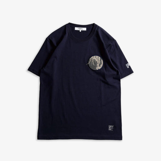 CIRCLE BORO PATCH TEE 'NAVY'