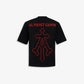 ALMOST GODS | ALPHA CROSS EMBROIDERED RELAXED TEE { BLACK