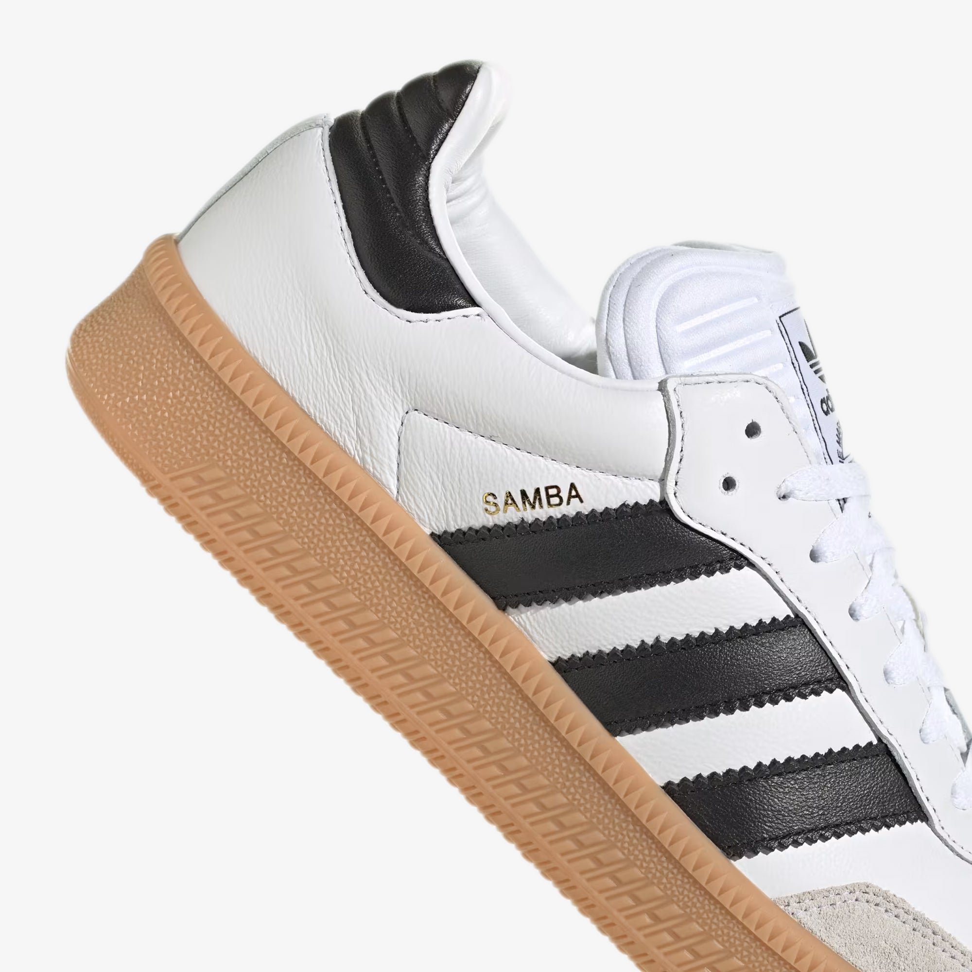 Buy Adidas Originals Black, White & Gum Samba XLG Shoes for Men