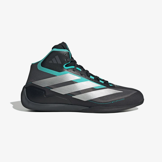 ADIDAS | FEROZA MID MER TENNIS { CORE BLACK / SILVER METALLIC / SEMI MINT RUSH