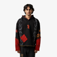 F A R A K | REBELLION HANDMADE HOODIE { BLACK
