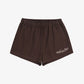 SPORTY & RICH | 1800 HEALTH DISCO SHORT { CHOCOLATE/CREAM