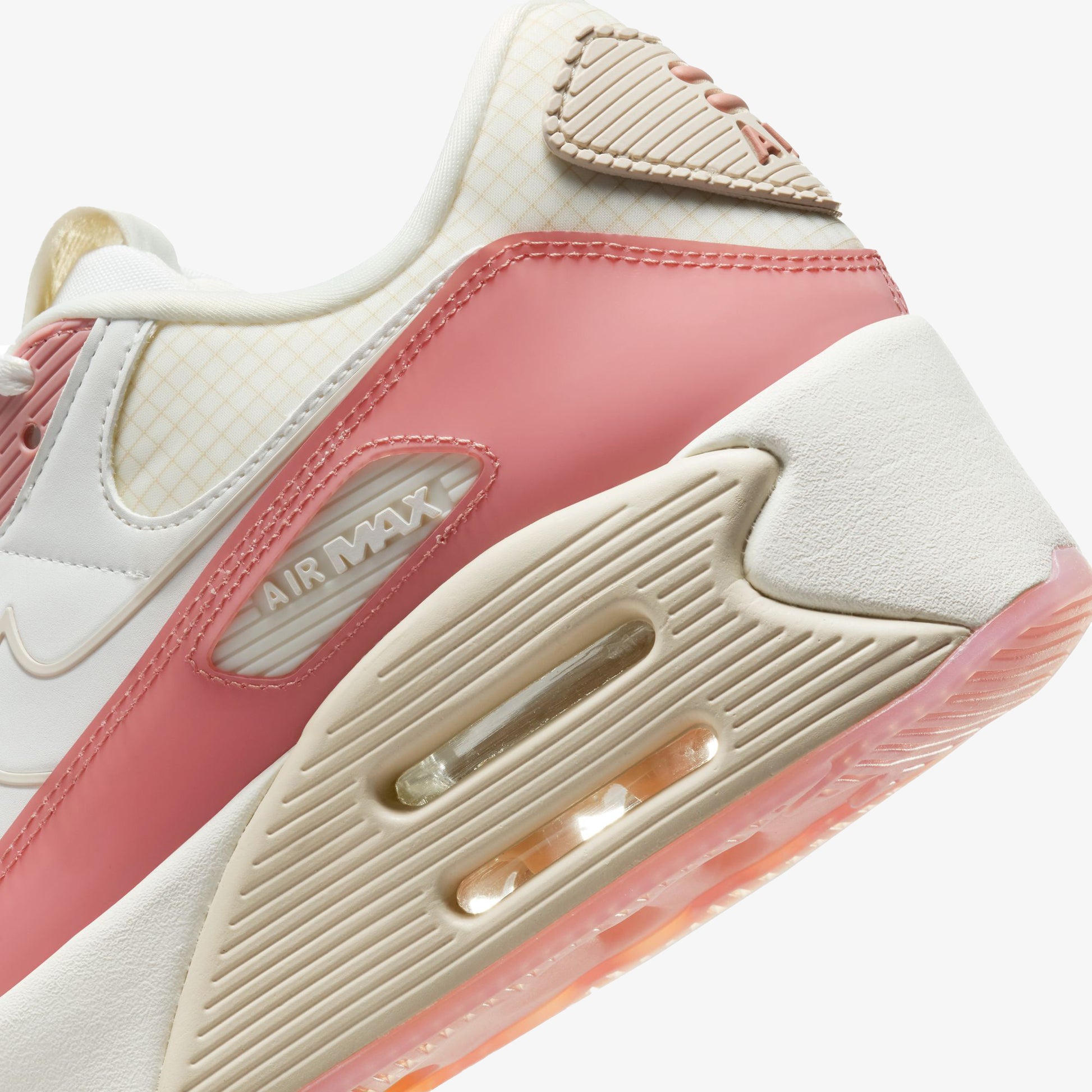 Red Stardust Air Max 90s Pink And White NIKE AIR MAX 90 LV8 SAIL
