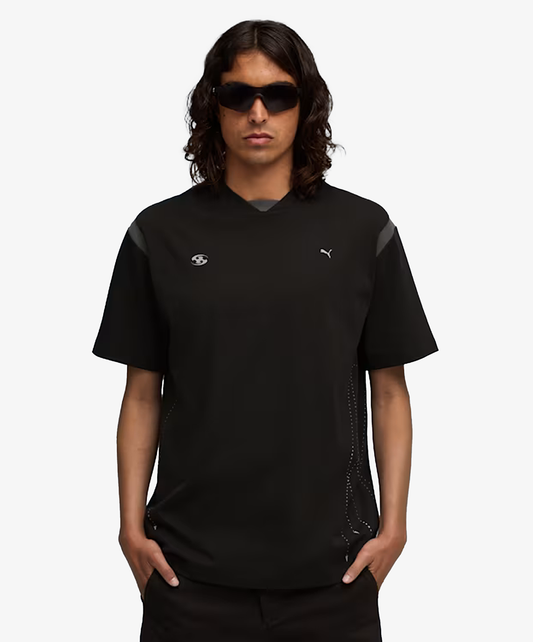 PUMA | x SAN SAN GEAR RELAXED COTTON TEE { BLACK