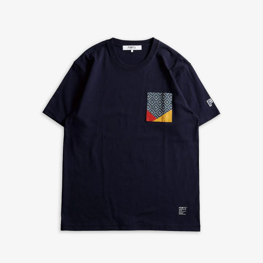 ORIGAMI TEE 'NAVY'