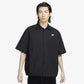 NIKE | CLUB OXFORD BUTTON-UP SHIRT { BLACK/WHITE