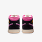 JORDAN | AIR JORDAN 1 MID SE { BLACK/UNIVERSITY GOLD-SAIL-PINKSICLE