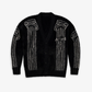 Aries | OVERSIZED CHENILLE COLUMN KNIT CARDIGAN { GREY