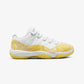Jordan | AIR JORDAN 11 RETRO LOW  { WHITE/TOUR YELLOW-WHITE