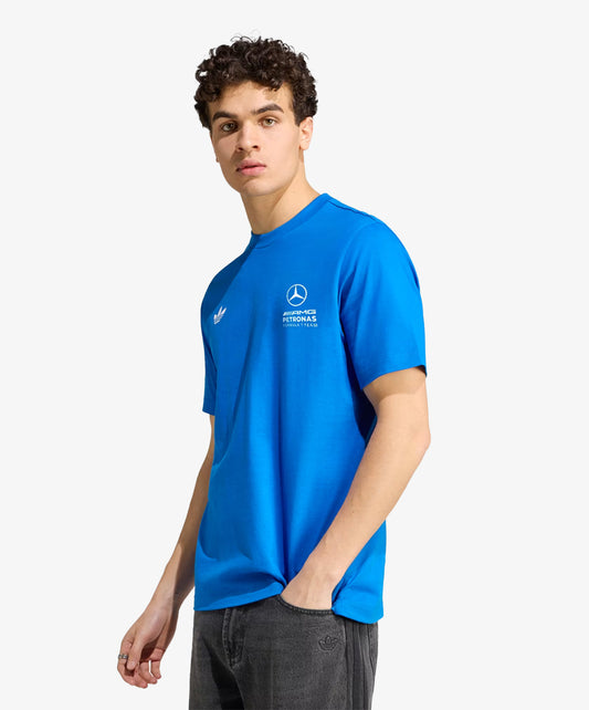 ADIDAS | MERCEDES - AMG PETRONAS FORMULA 1 TEAM BLUE WONDER TEE { BLUE BIRD/WHITE