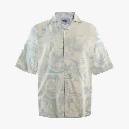 ALMOST GODS | AEGIS RELAXED SHIRT { BLUE