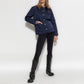 SPORTY & RICH | VENDOME NYLON QUILTED JACKET { NAVY