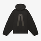 ADIDAS | FEAR OF GOD ATHLETICS SUEDE FLEECE HOODIE { BLACK
