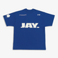JAYWALKING | FRIENDS OF MR. WALKING T-SHIRT { BLUE