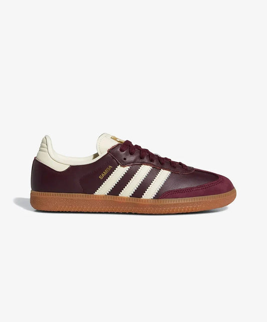 Adidas Originals | SAMBA OG { MARRON/CREAM WHITE/GOLD METALLIC