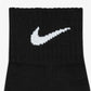 NIKE | PERFORMANCE LIGHTWEIGHT TRAINING ANKLE SOCKS (3 PAIRS) { BLACK/WHITE