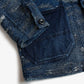 FDMTL | JACQUARD DENIM COVERALL 5YR WASH { INDIGO