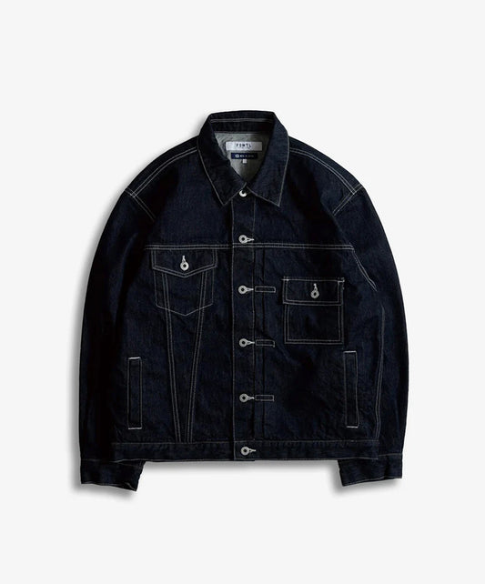 FDMTL | DENIM JACKET RINSE { INDIGO
