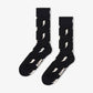 Happy Socks | FLASH SOCK  { BLACK/WHITE