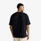 F A R A K | BASICS BLOCK PRINTED TEE { BLACK