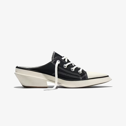 Converse | CHUCK 70 DE LUXE POINTED MULE HEEL PLATFORM { BLACK/EGRET/WHITE