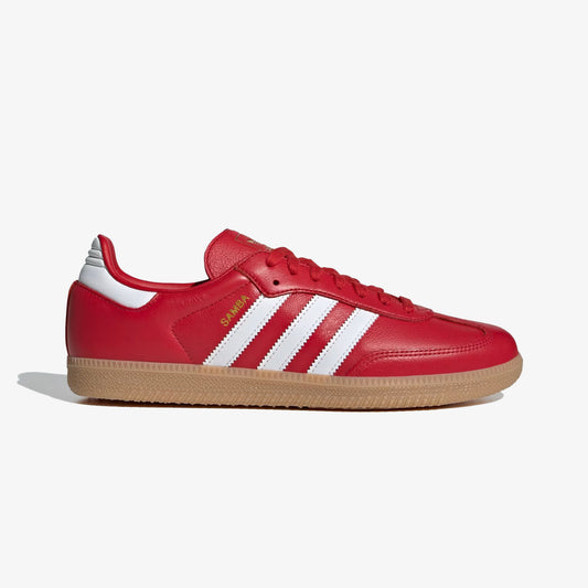 ADIDAS ORIGINALS | SAMBA OG { BETTER SCARLET/CLOUD WHITE/GUM