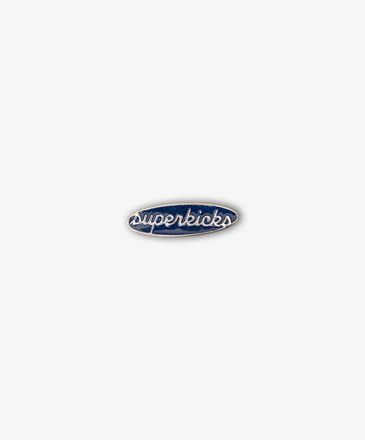 SUPERKICKS | PIN BADGE { BLUE