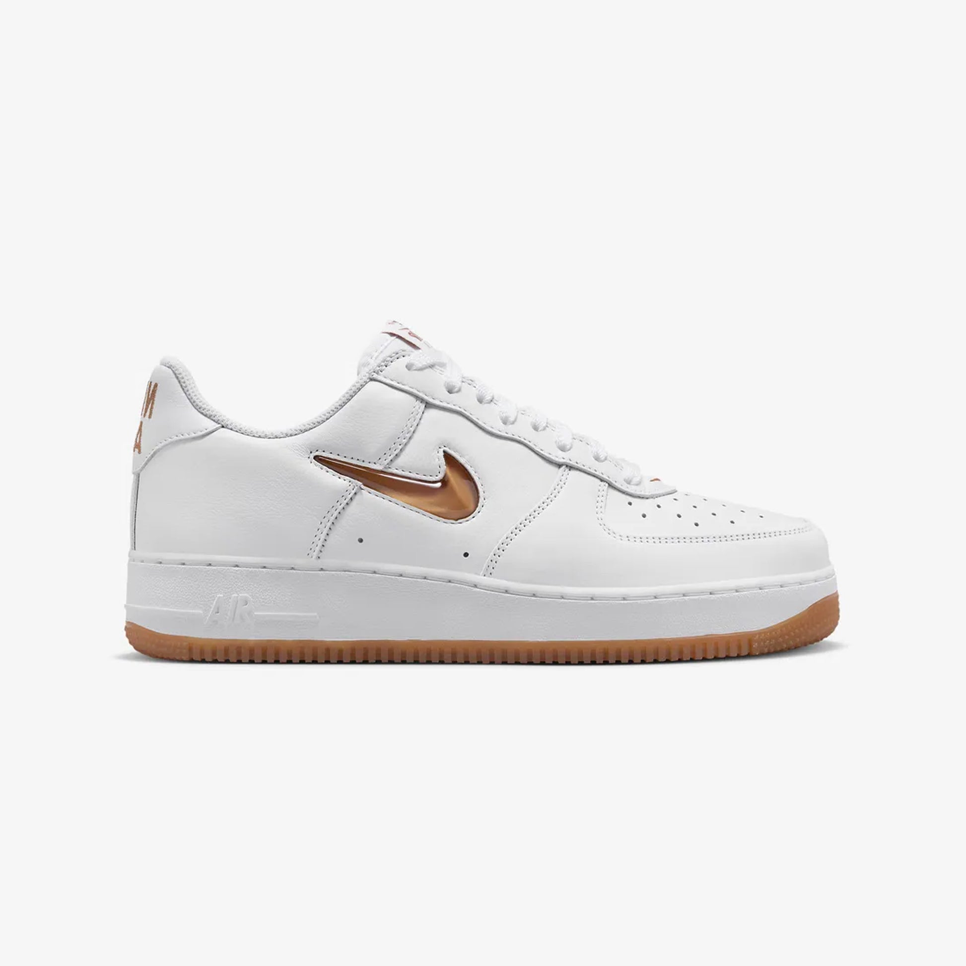 Nike AIR FORCE LOW RETRO WHITE/GUM MED BROWN - Main Image