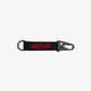SUPERKICKS | RIPSTOP KEYCHAIN { BLACK/RED
