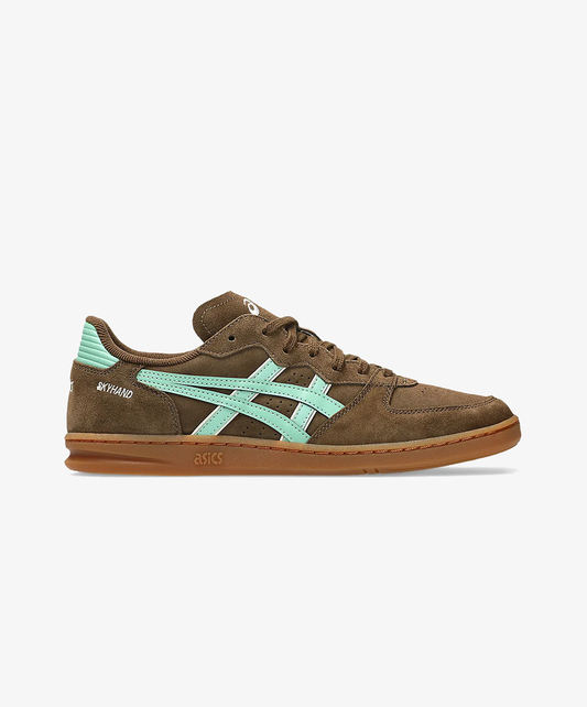 ASICS | SKYHAND OG { BROWN STORM/ICE GREEN