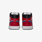 JORDAN | AIR JORDAN 1 MID {TRUE BLUE/SUMMIT WHITE-VARSITY RED-BLACK