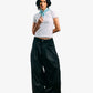 OUR OWN PACE | REALLY WIDE PANTS { BLACK STRIPES
