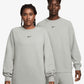 Nike | NOCTA FLEECE CS CREW { DARK GREY HEATHER/MATTE SILVER/BLACK