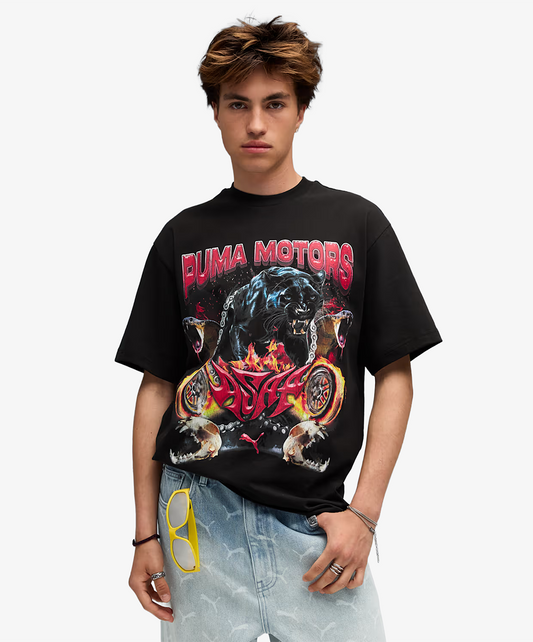 PUMA | x A$AP ROCKY MOTORS TEE { BLACK