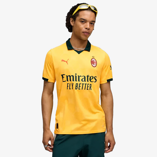 PUMA | 25/26 AC MILAN THIRD KIT REPLICA JERSEY { SUNNY YELLOW/DARK MYRTLE
