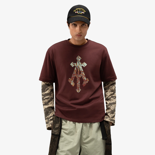 ALMOST GODS | SHATTERED ALPHA CROSS RELAXED { RUST