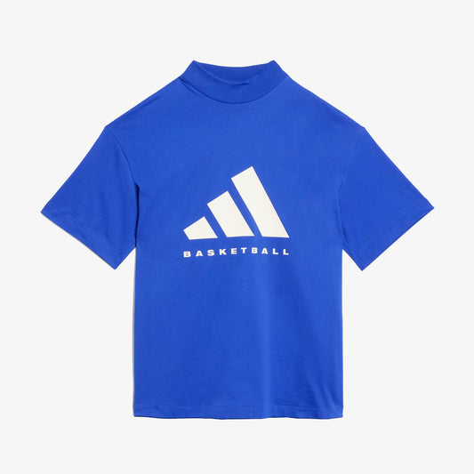 Adidas | BASKETBALL TEE  { LUCID BLUE