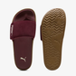 Puma | LEADCAT 2.0 PALERMO FOIL SLIDES { RUBY SHIMMER-ALPINE SNOW-GUM