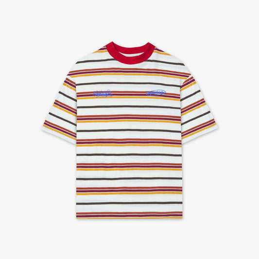 SUPERKICKS | PINSTRIPE TEE { CREAM