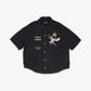 REPRESENT | ICARUS SHORT SLEEVE SHIRT { BLACK