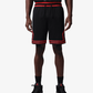 Jordan | DRI-FIT MESH DIAMOND SHORTS { BLACK/INFRARED 23/INFRARED 23