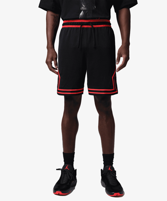 Jordan | DRI-FIT MESH DIAMOND SHORTS { BLACK/INFRARED 23/INFRARED 23